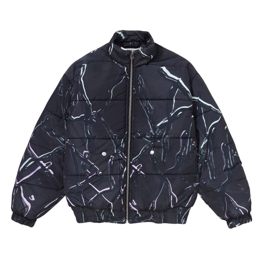 PACE - XP Down Jacket "Black/Purple" - THE GAME